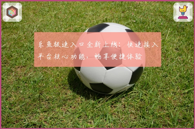 乐鱼极速入口全新上线：快速接入平台核心功能，畅享便捷体验